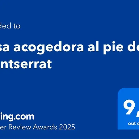 Casa Acogedora Al Pie De Montserrat Appartement Collbató